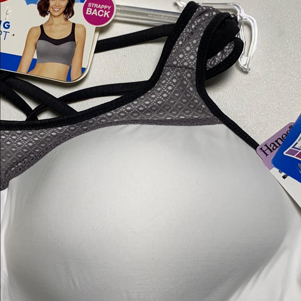 XL Hanes Cooling Comfort Wire Free Sports bra - Picture 4 of 8